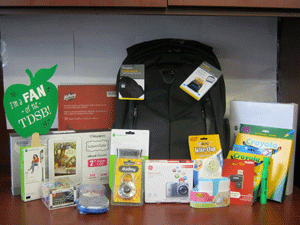 TDSB Prize pack for writing contest 2011.