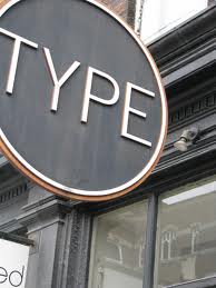 Type logo - bookstore